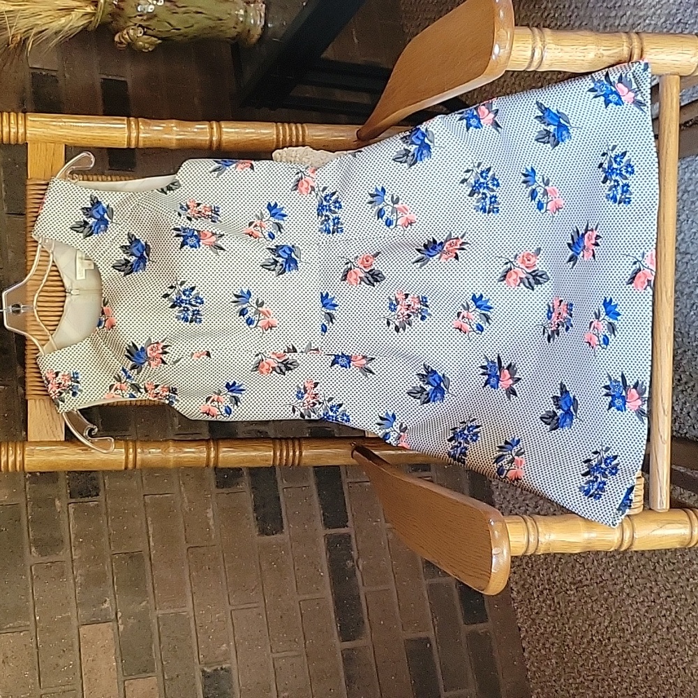 Shoshanna polka-dot and floral dress, size 4